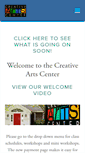 Mobile Screenshot of capecodcreativearts.org